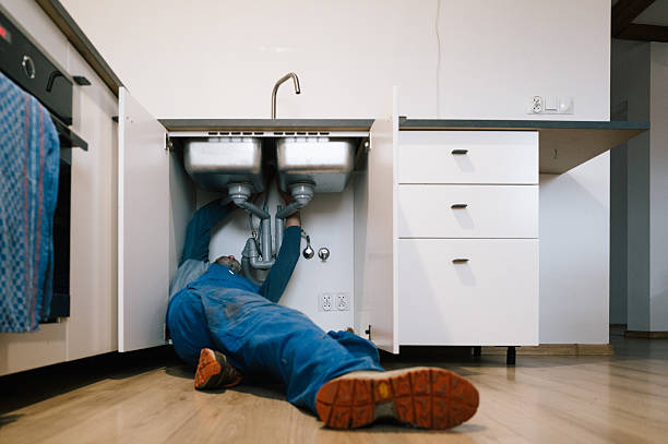 Professional Emergency Plumber technician working in Lake Como, NJ
